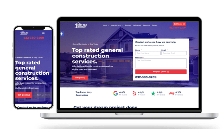 Mockup Showing The Features Homeserv Rocket Hero Section Design Of A Cro Optimized Home Service Website Hero Section.